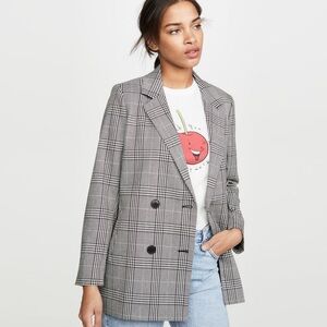 Madewell Caldwell Double-Breasted Blazer: Peaked Lapel Edition L